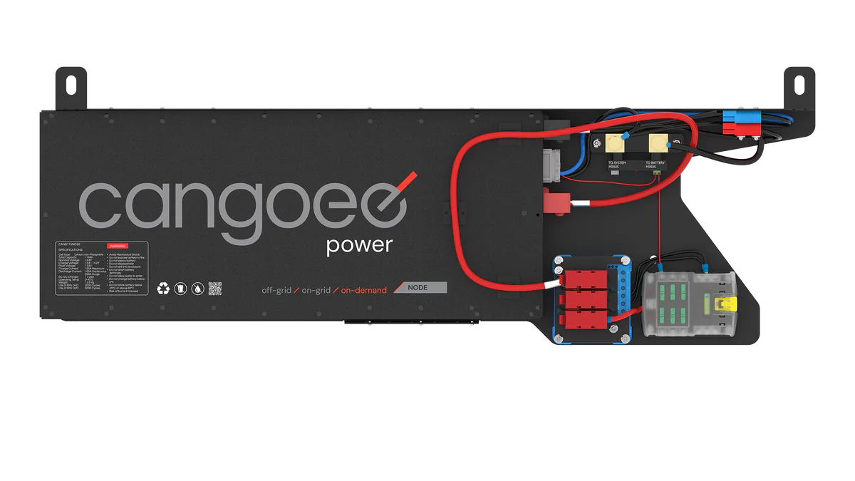 Nissan Y62 Patrol Lithium Battery Kit – 110Ah Cangoee Power Node with Smart Shunt & Solar