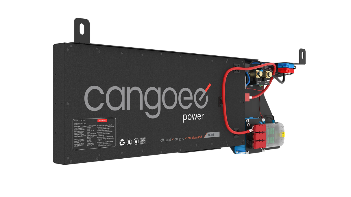 Nissan Y62 Patrol Lithium Battery Kit – 110Ah Cangoee Power Node with Smart Shunt & Solar
