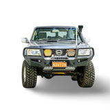 Cougar Bull bar suit Hi Mount winch, Nissan GU Patrol Y61, S4 2005-2016