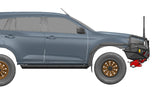 Brush Rails and rock sliders to suit Isuzu MU-X 2021 to current