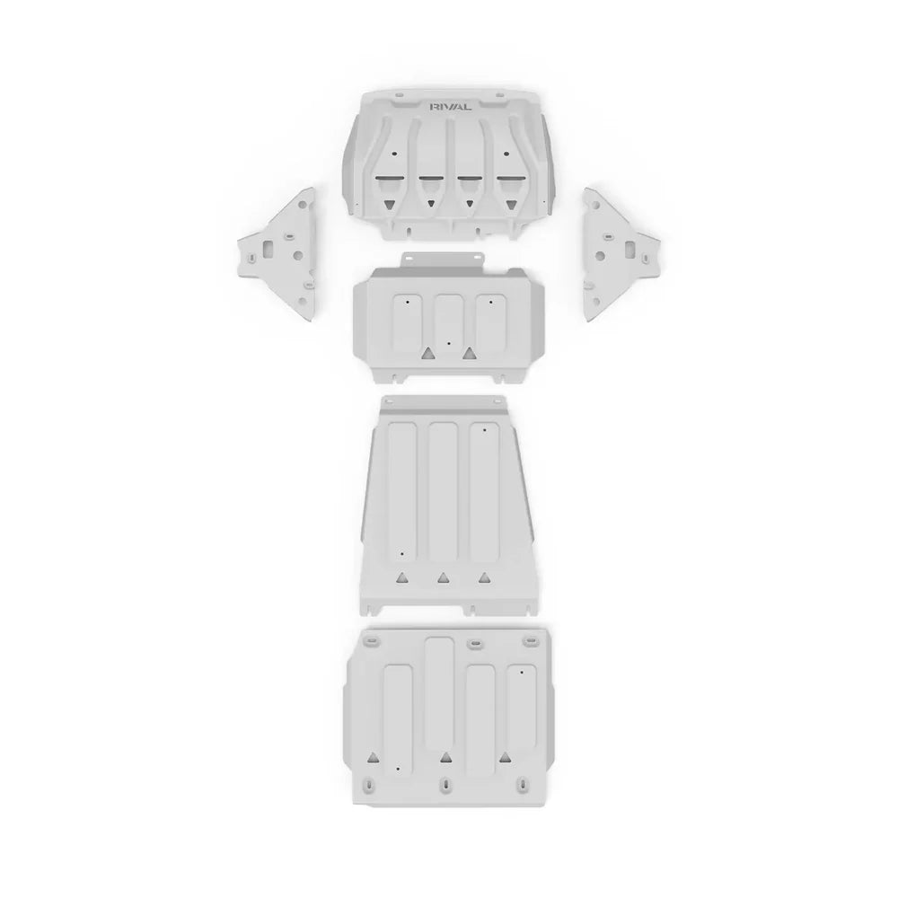 Set of 5 Aluminium Bash Plates Ford Ranger PX1/PX2/PX3 (2012–2022) (control arms)