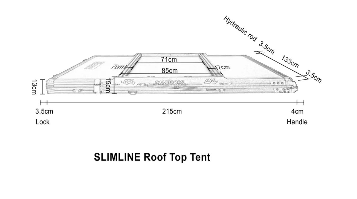 Slimline Roof Top Tent