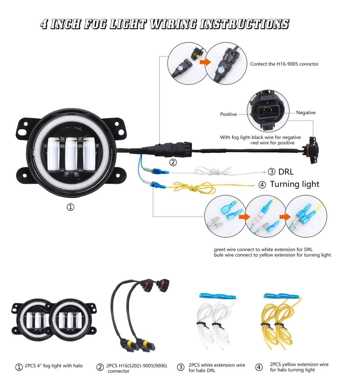 Offroad Animal Fog lights 4"