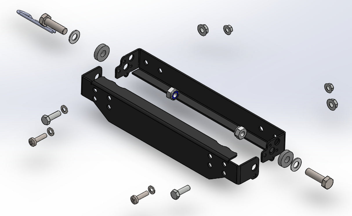 Bull bar Number plate flip