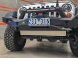 Skid plate, JL Wrangler and JT Gladiator, suit Predator Bull bar