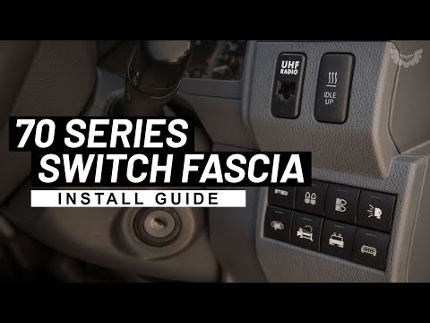 Switch Fascia Panel To Suit Toyota 70 Series Landcruiser