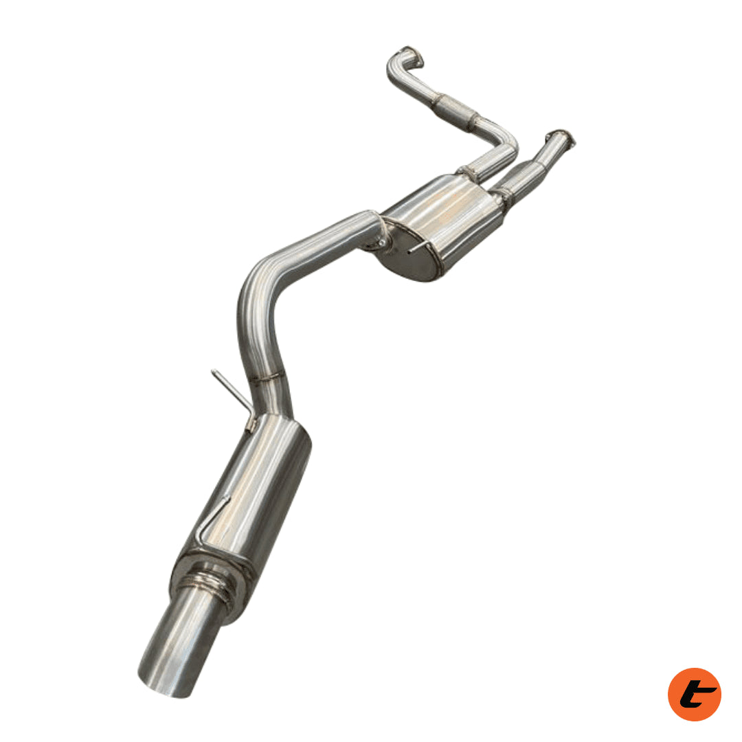 Twin 3″ into Single 3″ Cat Back Exhaust for Y62 Patrol