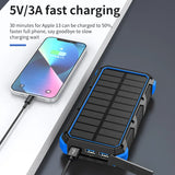 Portable Wireless Solar Power Bank 20,000mAh